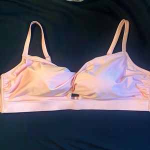 Metallic Twist-Front Bralette Bikini Top - Xhilaration™ Pink